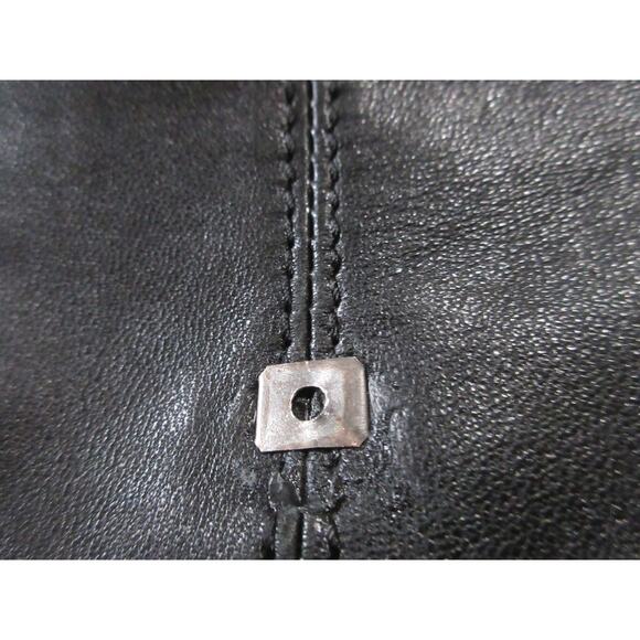 aimee kestenbergBlack Shoulder Handbags Leather Multi Pockets Logo Buttery Soft - Picture 10 of 11